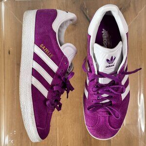 🔥 Adidas Gazelle Shock Purple Suede Women’s 6.5 Iconic Retro Streetwear Sneaker